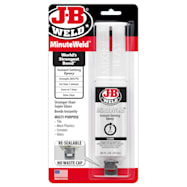J-B Weld 25 mL Clear MinuteWeld Instant-Setting Epoxy Syringe