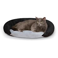 K&H Pet Products Self-Warming Bolster Bed - Gray/Black