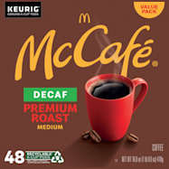 MC CAFE Premium Decaf Medium Roast K-Cups - 48 Ct