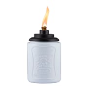 TIKI Brand 6.5 in Table Torch Sunflow Glass
