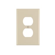 Leviton One-Gang Midway Size Ivory Nylon Duplex Outlet Wall Plate - 10 Pk