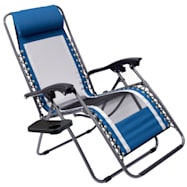 Blue Mesh Anti-Gravity Lounge Chair