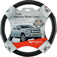 Alpena Truck/SUV Black Leather Steering Wheel Cover