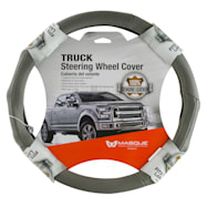Alpena Truck/SUV Gray Leather Steering Wheel Cover