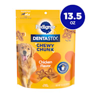 Pedigree Dentastix Large Chicken Flavor Chewy Chunx Dental Treats for Dogs