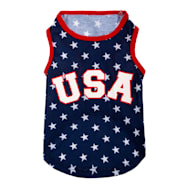 Blue USA Stars Tank for Dogs
