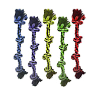Multipet Nuts for Knots 25 in 4-Knot Rope Dog Toy - Assorted