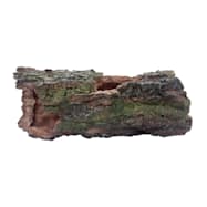 Multipet Large Green/Brown Forest Log Hide for Herptiles