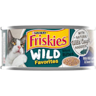 Purina Friskies Wild Favorites Mini Bites w/ Natural Wild Caught Haddock & Sweet Potato in Sauce Wet Cat Food
