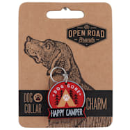 Open Road Brands Happy Camper Dog Collar Charm