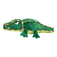 outward hound Xtreme Seamz Medium Green Alligator Dog Toy