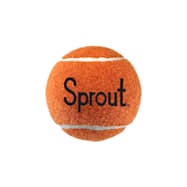 Fleet Farm Orange w/ Black Sprout Logo Tennis Ball for Dogs