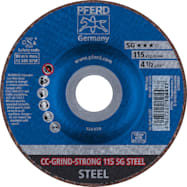 Pferd 4-1/2 x 1/4 in CC-GRIND-STRONG Fast Grinding Wheel for Steel