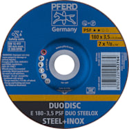 Pferd 7 in DUODISC Combination Cut & Grind Wheel for Steel or Stainless Steel