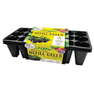 Jiffy 72 Cell Plastic Seed Starting Refill Inserts