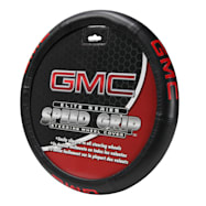 Plasticolor Elite Series Speed Grip Black Steering Wheel Cover w/ GMC Logo