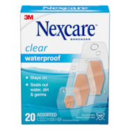 NEXCARE Clear Waterproof Adhesive Bandages - 20 ct