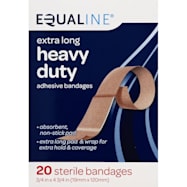 EQUALINE Heavy Duty Extra Long Adhesive Bandages - 20 ct