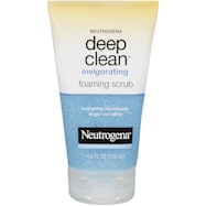 NEUTROGENA 4.2 oz Deep Clean Invigorating Foaming Face Scrub