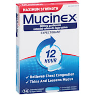 MUCINEX 12-Hour Expectorant Bi-Layer Tablets - 14 ct