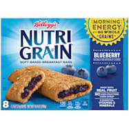 Kellogg's Nutri-Grain Blueberry Cereal Bars - 8 pk