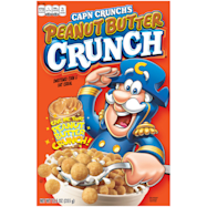 Quaker Cap'n Crunch's 12.5 oz Peanut Butter Crunch Breakfast Cereal