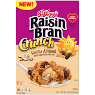 Kellogg's 15.8 oz Raisin Bran Crunch Vanilla Almond Breakfast Cereal