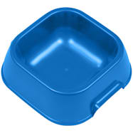 16 oz Blue Small Square Pet Dish