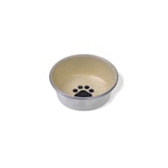 Loving Pets 8 oz Heavyweight Stainless Steel Decorated Cat Dish - Assorted
