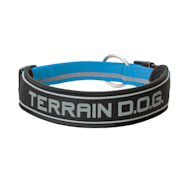 TERRAIN D.O.G. 1 in Blue Padded Reflective Snap-N-Go Adjustable Dog Collar