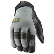 Wells Lamont Men's Black/Grey FX3 HydraHyde Insulated Goatskin/Spandex Gloves