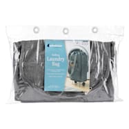 Whitmor Gray Rolling Laundry Bag