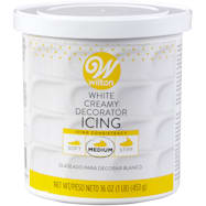 Wilton 16 oz White Creamy Ready-To-Use Decorator Icing
