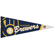 12 in x 30 in Milwaukee Brewers Premium Quality Pennant
