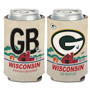 Green Bay Packers License Plate Neoprene Can Cooler