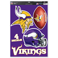 Wincraft Minnesota Vikings Multi-Use Decals - 3 Fan Pack