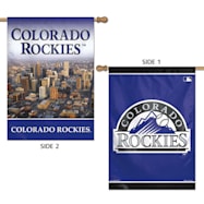 MLB Colorado Rockies 28 in x 40 in 2-Sided Vertical Flag