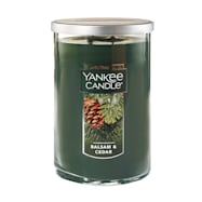 Yankee Candle 22 oz Balsam & Cedar 2-Wick Tumbler Candle