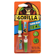 Gorilla 0.11 oz Super Glue Gel Tubes - 2 Pk
