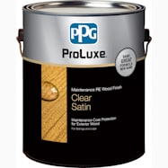 PPG ProLuxe 1 gal Clear Satin Maintenance Coat Protection for Exterior Sidings & Logs