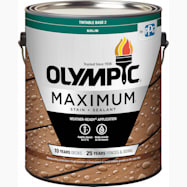 OLYMPIC Maximum 1 gal Solid Color Exterior Stain - Oxford Brown