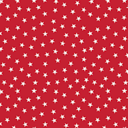 Hav-A-Hank Adult Red w/ White Twinkle Stars Print Bandanna Extra Large - 22 in x 22 in
