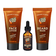 The Woodsman Premium Unscented Beard & Face Kit - Unscented