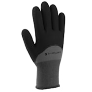 Carhartt Men's Thermal Full Coverage Gray Nitrile Grip Gloves
