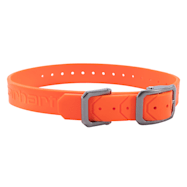One Size Hunter Orange Waterproof Dog Collar