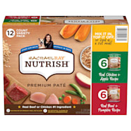 Rachael Ray Nutrish Premium Paté Chicken & Beef Variety Pack Wet Dog Food - 12 Pk