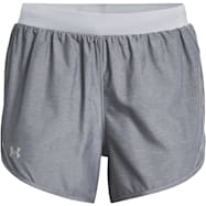 Under Armour Women's UA Fly By 2.0 Steel Full Heather Polyester Shorts