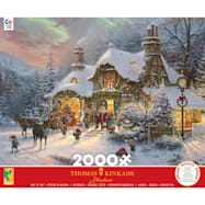 Thomas Kinkade 2000 Pc Christmas Jigsaw Puzzle - Assorted