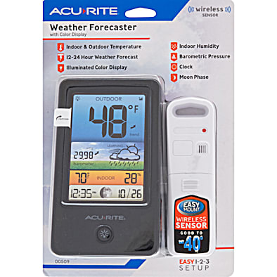 6.5 in Indoor/Outdoor Weather Thermometer by AcuRite at Fleet Farm