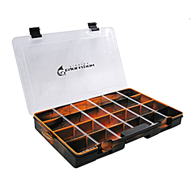 Orange/Black Drift Series Colored 3700 Tackle Box by Evolution Outdoor at Fleet  Farm